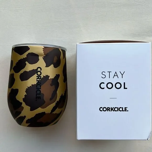 Corkcicle Animal Print Stemless Glass, 12 oz - Picture 2 of 10